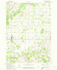 Three Oaks Michigan Historical topographic map, 1:24000 scale, 7.5 X 7.5 Minute, Year 1970