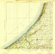 Three Oaks Michigan Historical topographic map, 1:62500 scale, 15 X 15 Minute, Year 1930