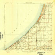 Three Oaks Michigan Historical topographic map, 1:62500 scale, 15 X 15 Minute, Year 1930