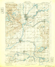 Three Rivers Michigan Historical topographic map, 1:62500 scale, 15 X 15 Minute, Year 1916