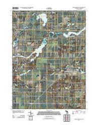 Three Rivers East Michigan Historical topographic map, 1:24000 scale, 7.5 X 7.5 Minute, Year 2011
