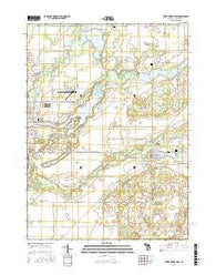 Three Rivers East Michigan Current topographic map, 1:24000 scale, 7.5 X 7.5 Minute, Year 2016