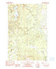 Thunder Lake Michigan Historical topographic map, 1:24000 scale, 7.5 X 7.5 Minute, Year 1983