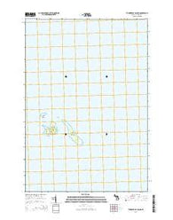 Thunder Bay Island Michigan Historical topographic map, 1:24000 scale, 7.5 X 7.5 Minute, Year 2014