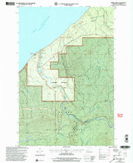 Tiebel Creek Michigan Historical topographic map, 1:24000 scale, 7.5 X 7.5 Minute, Year 1999