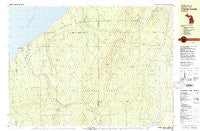 Tiebel Creek Michigan Historical topographic map, 1:25000 scale, 7.5 X 15 Minute, Year 1980