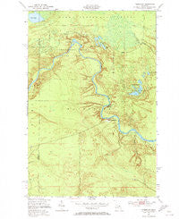 Timberlost Michigan Historical topographic map, 1:24000 scale, 7.5 X 7.5 Minute, Year 1951