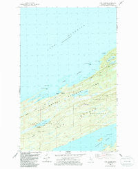 Todd Harbor Michigan Historical topographic map, 1:24000 scale, 7.5 X 7.5 Minute, Year 1985