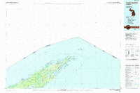 Todd Harbor Michigan Historical topographic map, 1:100000 scale, 30 X 60 Minute, Year 1985