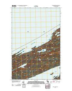 Todd Harbor Michigan Historical topographic map, 1:24000 scale, 7.5 X 7.5 Minute, Year 2011