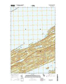 Todd Harbor Michigan Historical topographic map, 1:24000 scale, 7.5 X 7.5 Minute, Year 2014