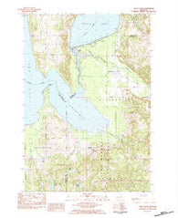 Torch River Michigan Historical topographic map, 1:24000 scale, 7.5 X 7.5 Minute, Year 1983