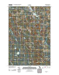 Tower Michigan Historical topographic map, 1:24000 scale, 7.5 X 7.5 Minute, Year 2011