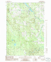 Tower Michigan Historical topographic map, 1:24000 scale, 7.5 X 7.5 Minute, Year 1986