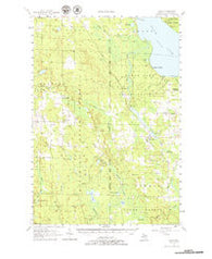 Tower Michigan Historical topographic map, 1:62500 scale, 15 X 15 Minute, Year 1957
