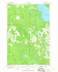 Tower Michigan Historical topographic map, 1:62500 scale, 15 X 15 Minute, Year 1957