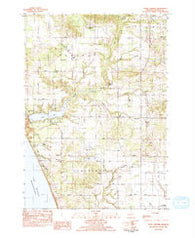 Town Corners Michigan Historical topographic map, 1:24000 scale, 7.5 X 7.5 Minute, Year 1983