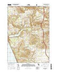 Town Corners Michigan Current topographic map, 1:24000 scale, 7.5 X 7.5 Minute, Year 2017