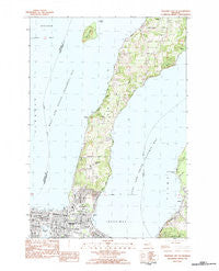 Traverse City SE Michigan Historical topographic map, 1:25000 scale, 7.5 X 7.5 Minute, Year 1983