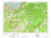 Traverse City Michigan Historical topographic map, 1:250000 scale, 1 X 2 Degree, Year 1954