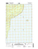 Traverse Island Michigan Current topographic map, 1:24000 scale, 7.5 X 7.5 Minute, Year 2017