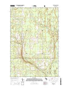 Trenary Michigan Historical topographic map, 1:24000 scale, 7.5 X 7.5 Minute, Year 2014