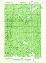 Trenary SE Michigan Historical topographic map, 1:31680 scale, 7.5 X 7.5 Minute, Year 1932