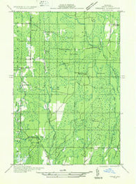 Trenary SW Michigan Historical topographic map, 1:31680 scale, 7.5 X 7.5 Minute, Year 1932