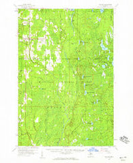 Trenary Michigan Historical topographic map, 1:62500 scale, 15 X 15 Minute, Year 1958