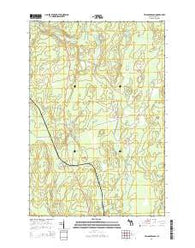 Triangle Ranch Michigan Historical topographic map, 1:24000 scale, 7.5 X 7.5 Minute, Year 2014