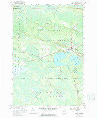 Trout Lake Michigan Historical topographic map, 1:24000 scale, 7.5 X 7.5 Minute, Year 1964