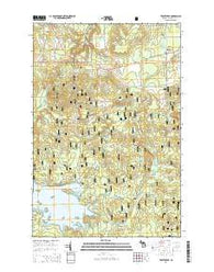 Trout Creek Michigan Historical topographic map, 1:24000 scale, 7.5 X 7.5 Minute, Year 2014