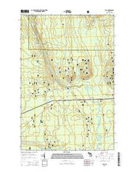 Tula Michigan Historical topographic map, 1:24000 scale, 7.5 X 7.5 Minute, Year 2014