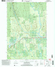 Tula Michigan Historical topographic map, 1:24000 scale, 7.5 X 7.5 Minute, Year 1999