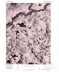 Twin Lake NW Michigan Historical topographic map, 1:24000 scale, 7.5 X 7.5 Minute, Year 1976