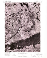 Twin Lake SW Michigan Historical topographic map, 1:24000 scale, 7.5 X 7.5 Minute, Year 1976