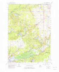 Twin Lake Michigan Historical topographic map, 1:62500 scale, 15 X 15 Minute, Year 1958