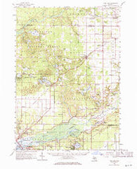 Twin Lake Michigan Historical topographic map, 1:62500 scale, 15 X 15 Minute, Year 1958