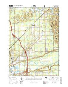 Twin Lake Michigan Historical topographic map, 1:24000 scale, 7.5 X 7.5 Minute, Year 2014