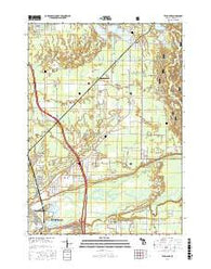 Twin Lake Michigan Current topographic map, 1:24000 scale, 7.5 X 7.5 Minute, Year 2017