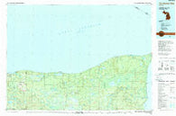 Two Hearted River Michigan Historical topographic map, 1:100000 scale, 30 X 60 Minute, Year 1985