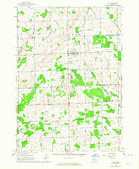Ubly Michigan Historical topographic map, 1:24000 scale, 7.5 X 7.5 Minute, Year 1963