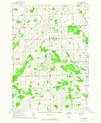 Ubly Michigan Historical topographic map, 1:24000 scale, 7.5 X 7.5 Minute, Year 1963