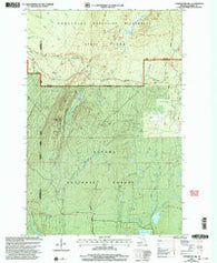 Underwood Hill Michigan Historical topographic map, 1:24000 scale, 7.5 X 7.5 Minute, Year 2001