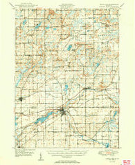 Union City Michigan Historical topographic map, 1:62500 scale, 15 X 15 Minute, Year 1950