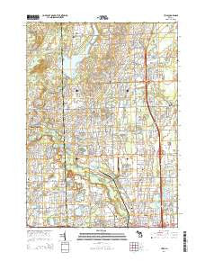 Utica Michigan Historical topographic map, 1:24000 scale, 7.5 X 7.5 Minute, Year 2014