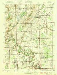 Utica Michigan Historical topographic map, 1:24000 scale, 7.5 X 7.5 Minute, Year 1946