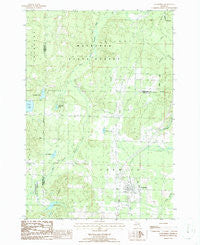 Vanderbilt Michigan Historical topographic map, 1:24000 scale, 7.5 X 7.5 Minute, Year 1986