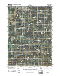 Vassar Michigan Historical topographic map, 1:24000 scale, 7.5 X 7.5 Minute, Year 2011