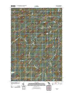 Vega Michigan Historical topographic map, 1:24000 scale, 7.5 X 7.5 Minute, Year 2011